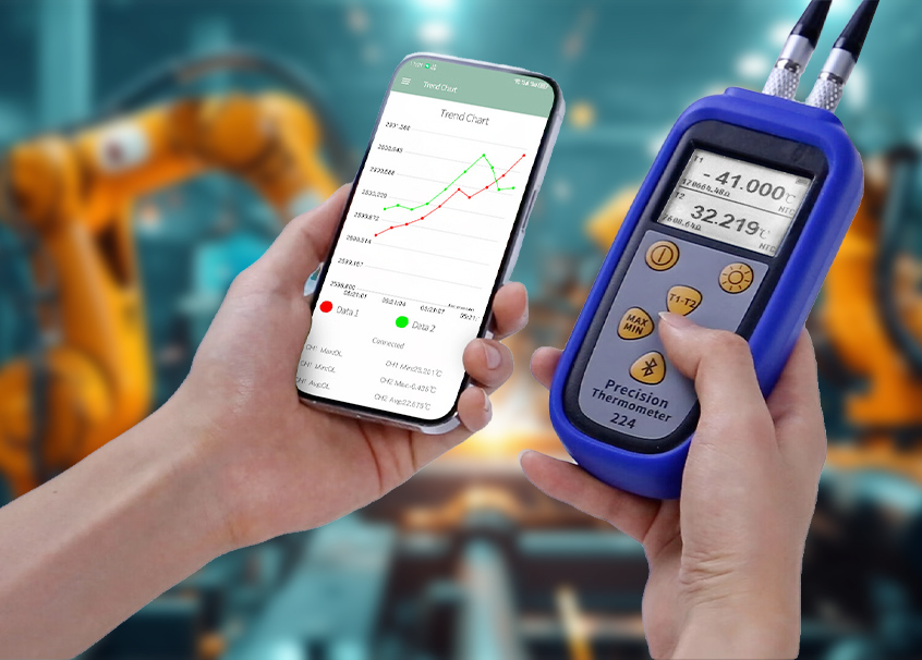 NEW PRODUCT! Two Channel Handheld Precise Thermometer Launches